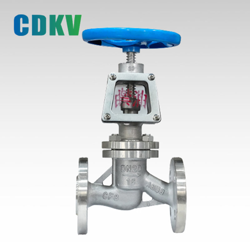 DAKE JY41-16P oxygen shut-off valve Stainless steel oxygen flange globe valve for oil prohibition, degreasing, and oxygen removal