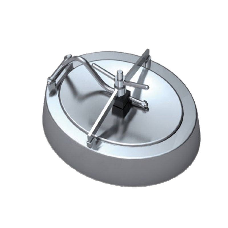 RUICUI Manhole  304 pipeline cover, food grade stainless steel manhole, circular pressure manhole